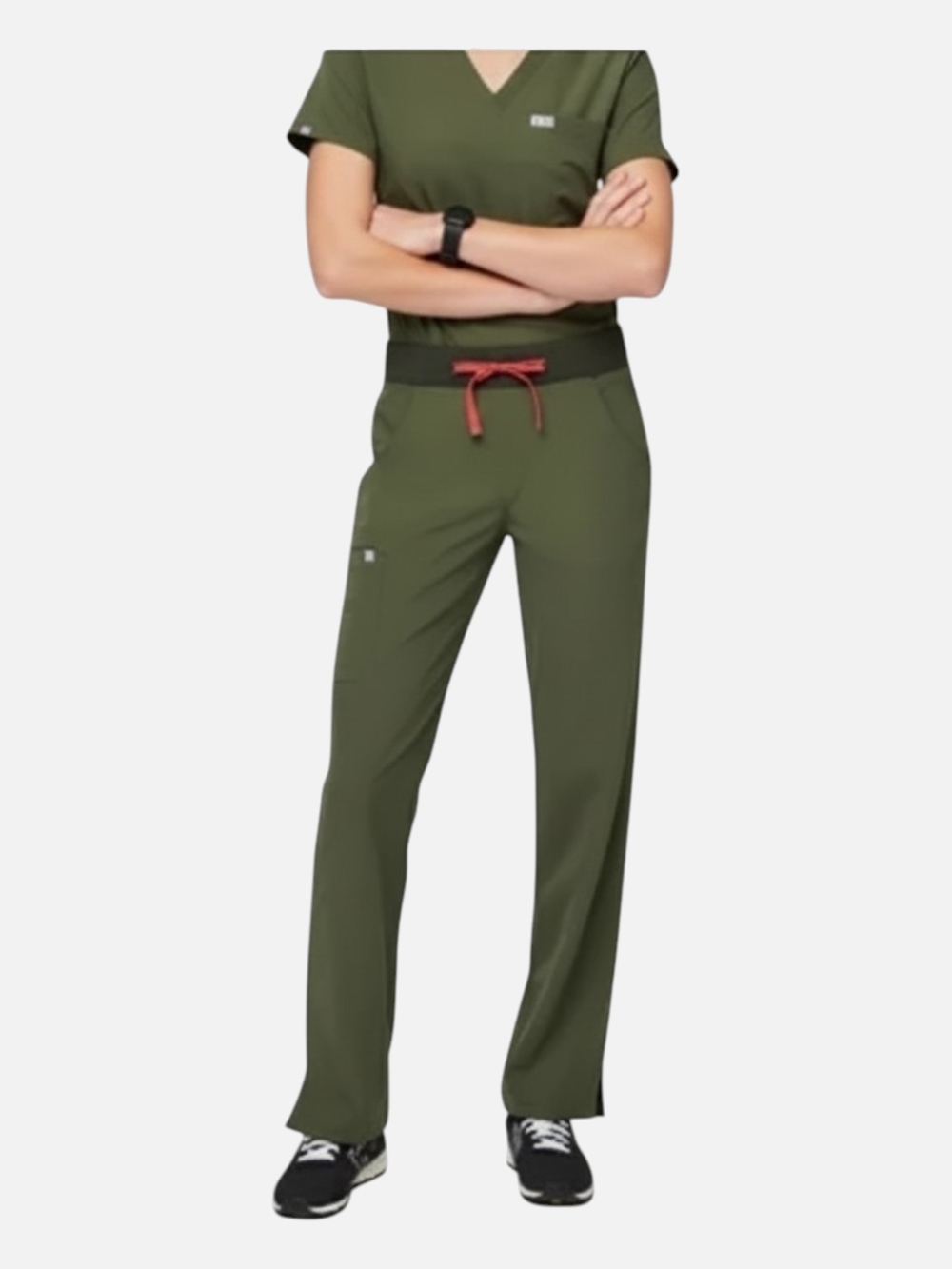 Figs Dark Olive Kade Cargo